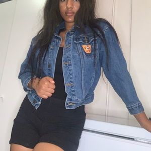 VINTAGE JEAN JACKET LONEY TUNES TAZ